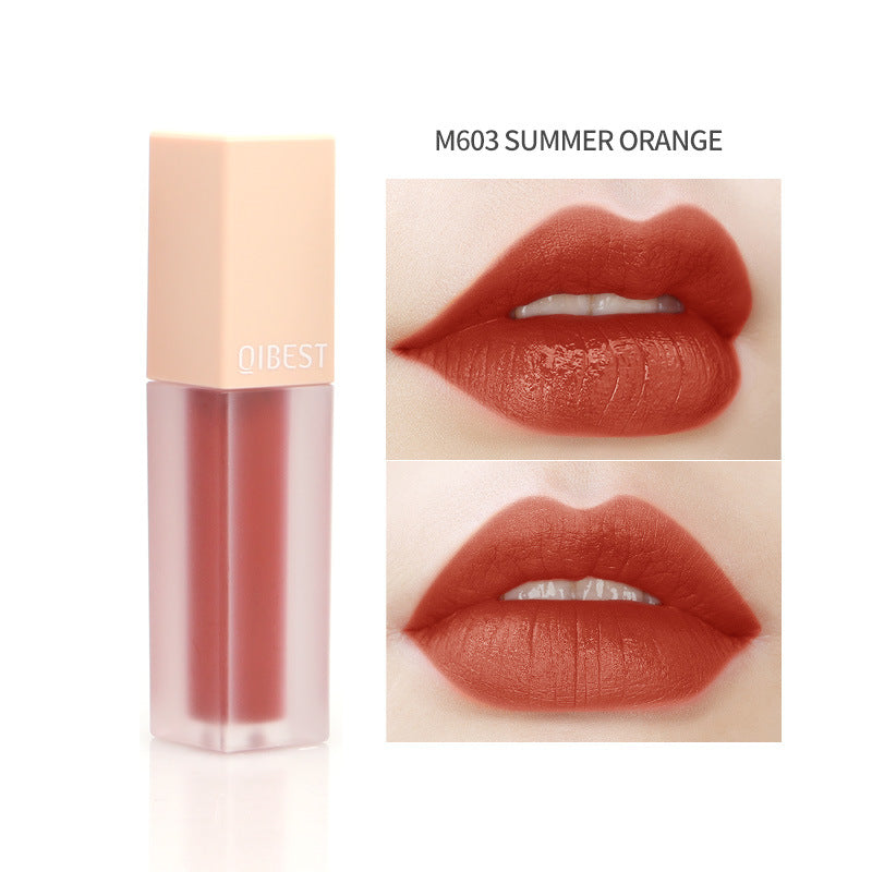 QIBEST Matte Velvet Matte Lip Gloss Lip Gloss Matte Creamy Lasting Liquid Lipstick - V.I.P Digital Presence