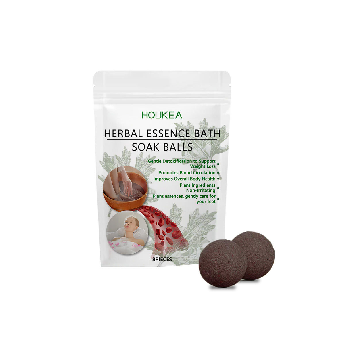 Herbal Foot Bath Ball Herbal Ingredients Relieve Leg Discomfort Firming And Soothing Leg Treatments