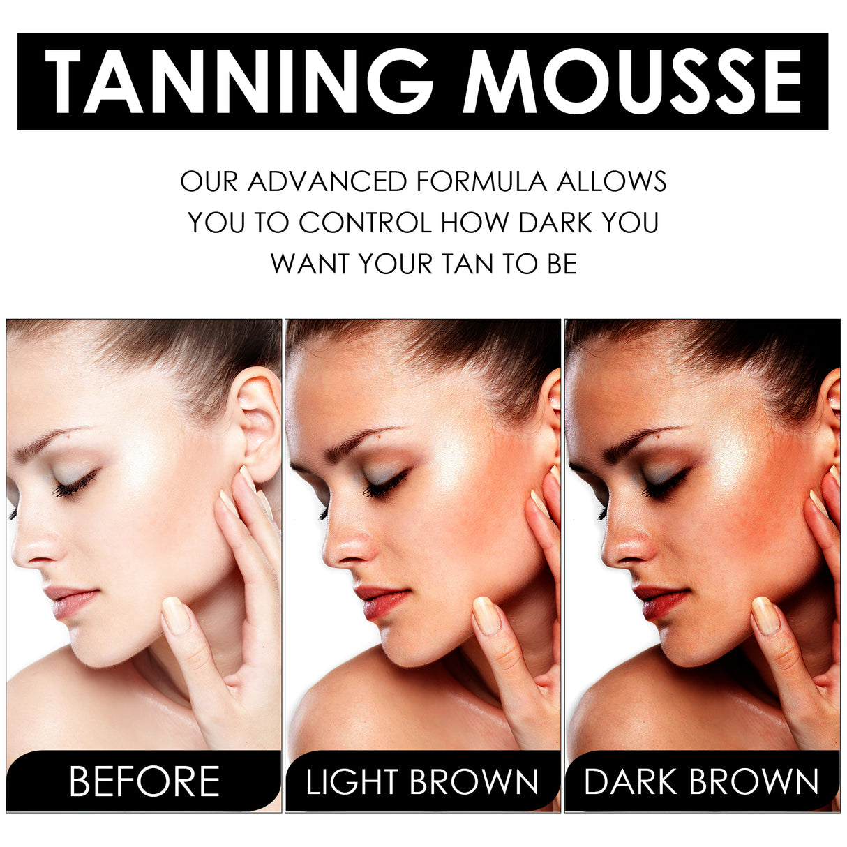 For Black Mousse, Summer Self-Tanning For Tanning Wheat Tan For Moisturizing Black Skin Mousse