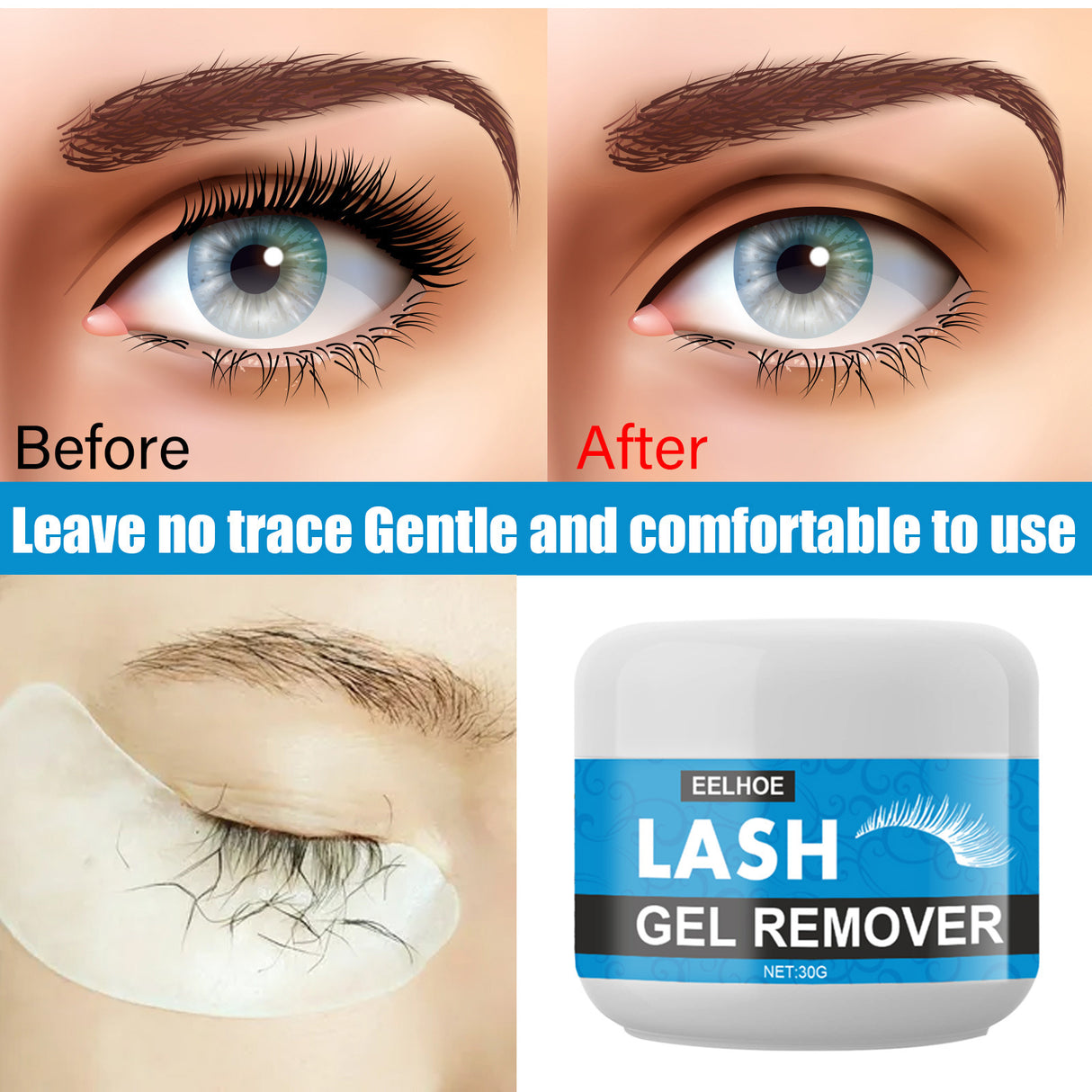 Mascara Remover, False Eyelash Grafting Eyelash Removing Glue Removing Cream - V.I.P Digital Presence
