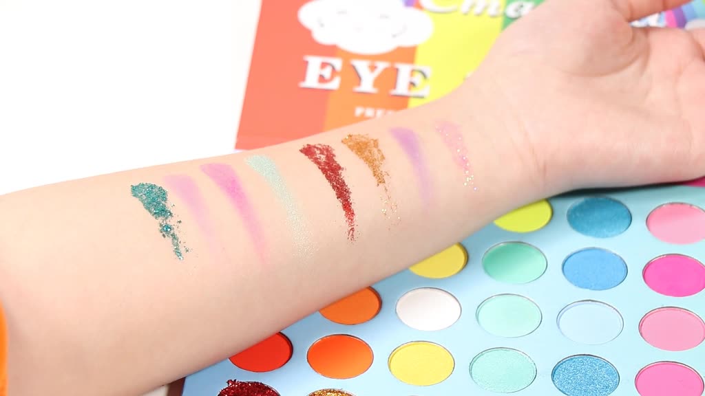 CmaaDu 35 Colors Rainbow Matte Eyeshadow Metal Waterproof Glitter Eyeshadow Palette - V.I.P Digital Presence