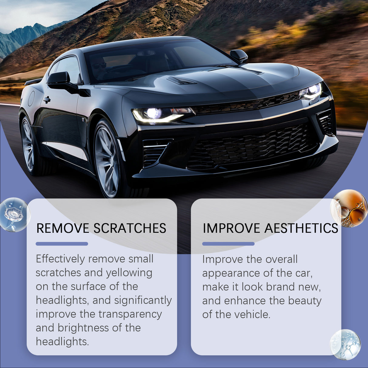 Car Headlight Repair Fluid Headlight Care Dust Removal Brightening Cleaning Decontamination Polishing Refurbishing Cleaner - V.I.P Digital Presence