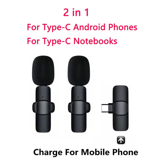 Buttonhole Lavalier Wireless Lapel Microphone Bluetooth Mini Mic For Phone PC Cell Mobile Small Micro Tiny Tie Mike Mikrofon USB - V.I.P Digital Presence