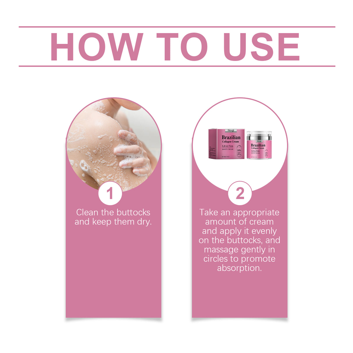 Collagen Butt Cream, Butt Care Lift Hydrating And Moisturizing Butt Line Massage Cream