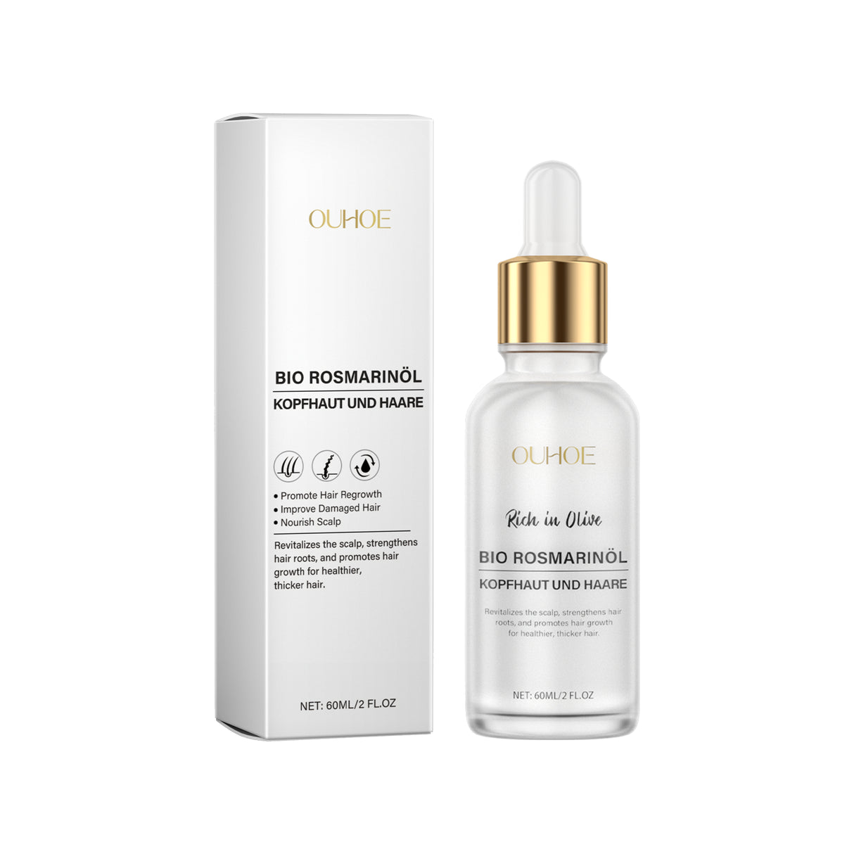 Rosemary Hair Care Essential Oil, Hydrating And Moisturizing Daily Gentle Hair Care Oil - V.I.P Digital Presence