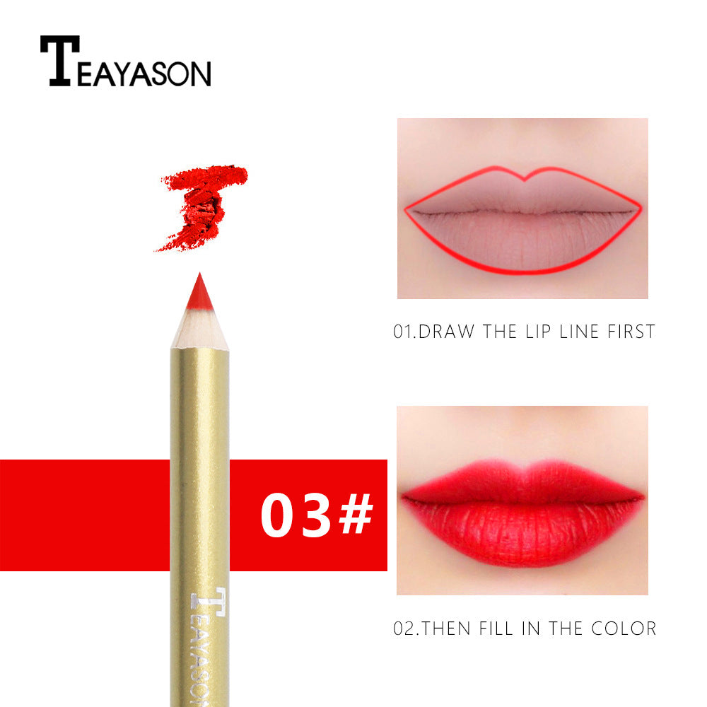Matte Lip Liner Lasting Vampire Color Nude Pink Big Red Lipstick Lip Pencil - V.I.P Digital Presence