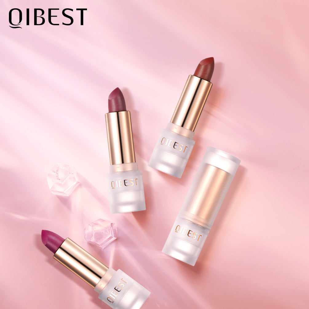 QIBEST Lipstick Velvet Matte Lipstick Not Easy To Fade Easy To Color Matte Lipstick - V.I.P Digital Presence