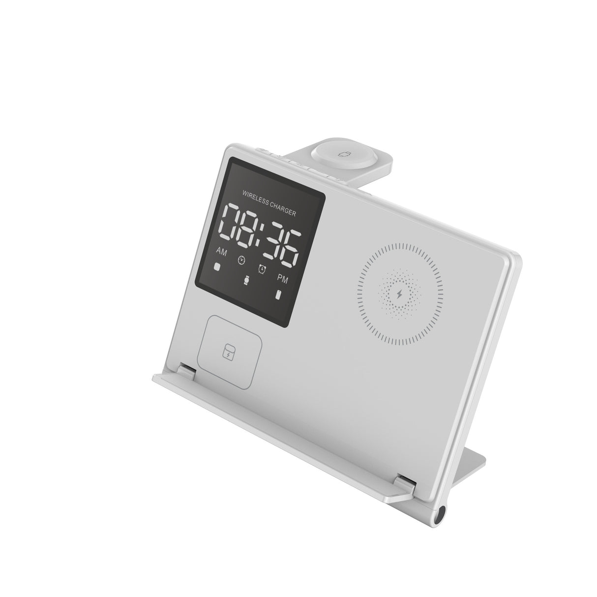 Trending Products Portable 5-in-1 Pixel Animation Foldable Wireless Charger Stand Pad for Mobile Phone Smart Watch Earphone - V.I.P Digital Presence