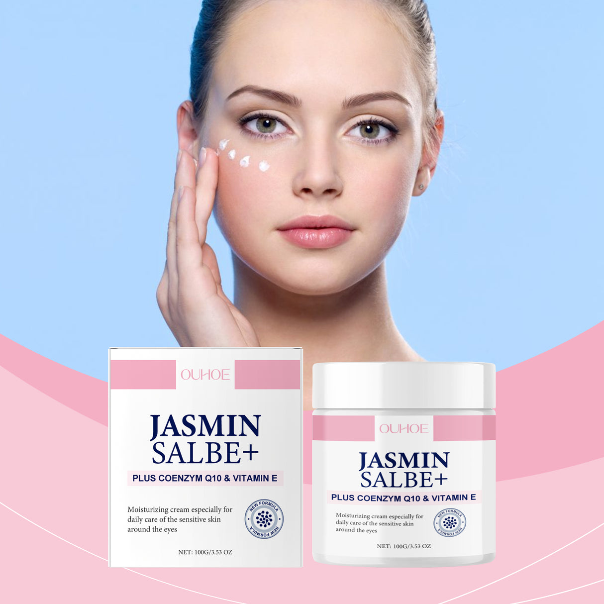 Collagen Eye Cream, Moisturizes Skin Around Eyes, Reduces Dry Lines, Moisturizes And Soften Eyes