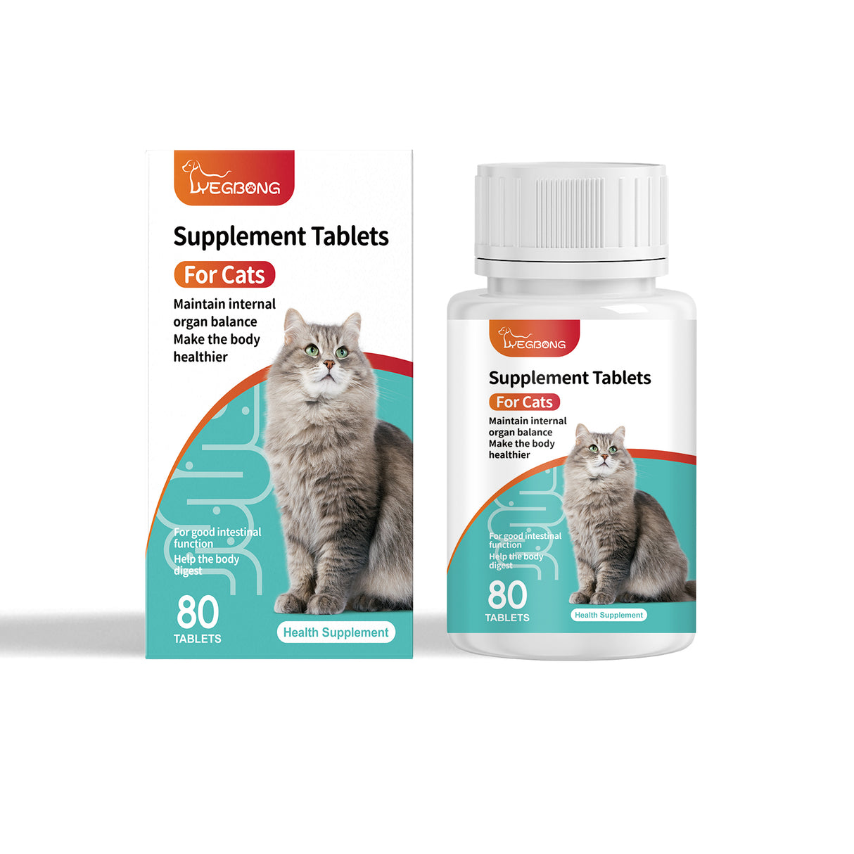 Cat Probiotic Tablets To Improve Intestinal Health, Balance Digestion And Absorption Of Pet Nutritional Supplements - V.I.P Digital Presence