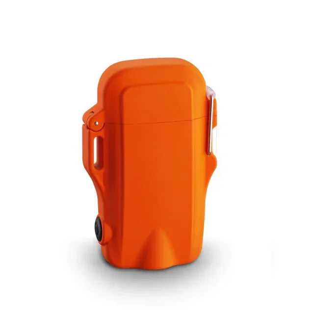 Outdoor Dual Plasma Arc Lighter With Flashlight Waterproof USB Electric Cigarette Lighter Hiking Starter Turbo lighter Men Gifts - V.I.P Digital Presence