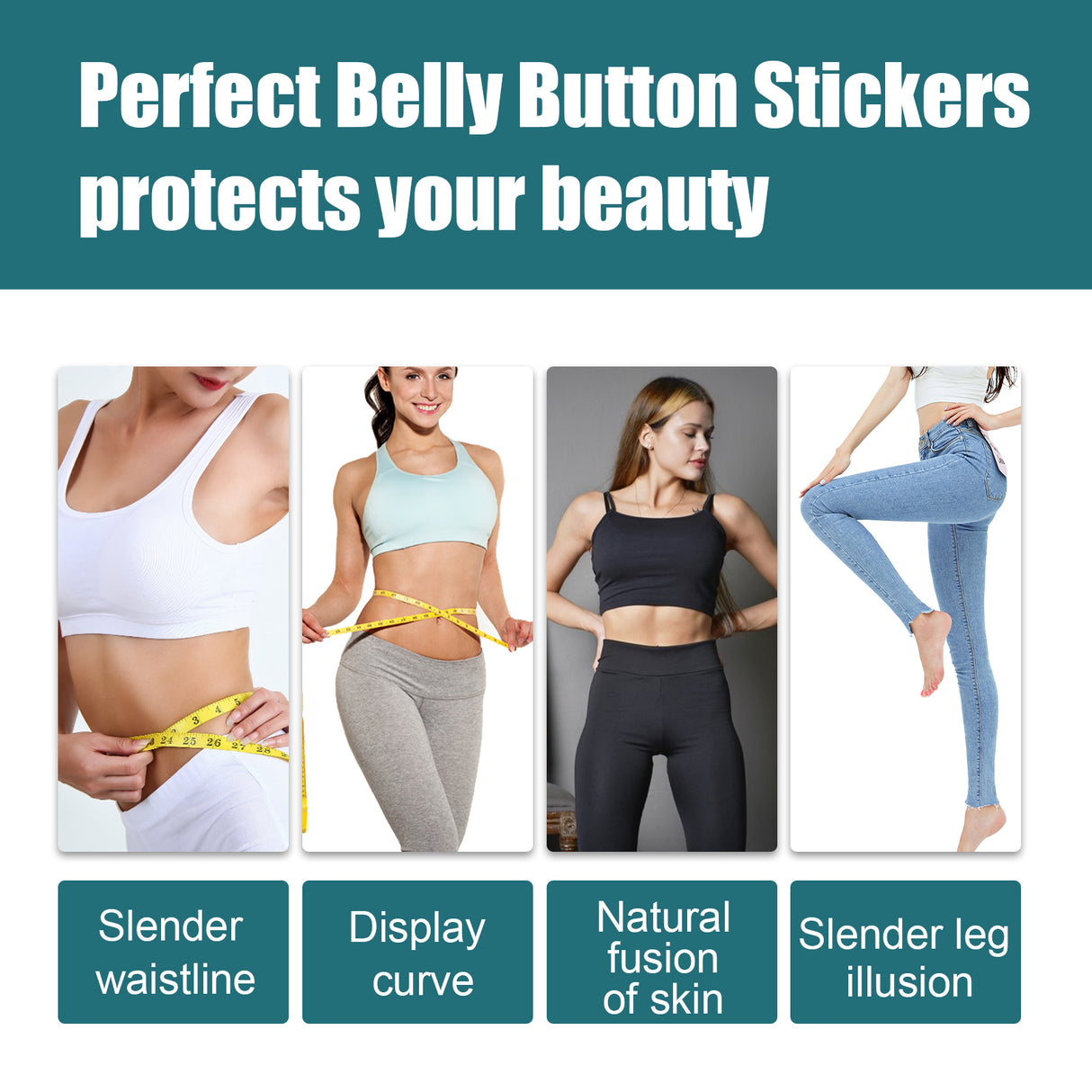 Shaped-up Belly Button Sticker, Height Beauty Body Emulates Waterproof Belly Button Sticker - V.I.P Digital Presence