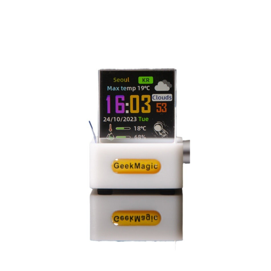 New Trend Mini Transparent WiFi Weather Clock Creative Gift Desktop Decoration Display - V.I.P Digital Presence