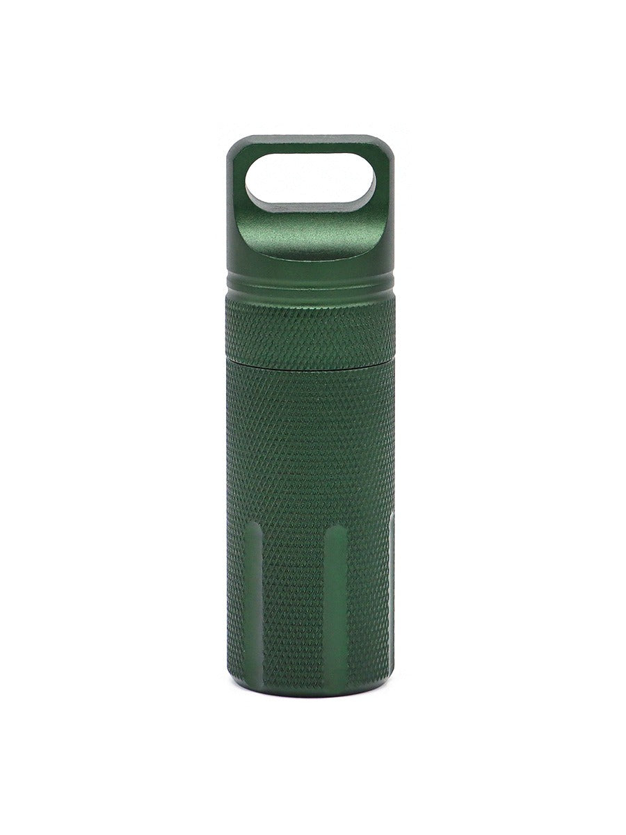 Aluminum alloy fully sealed EDC waterproof tank outdoor survival equipment waterproof compartment flat head waterproof storage b - V.I.P Digital Presence