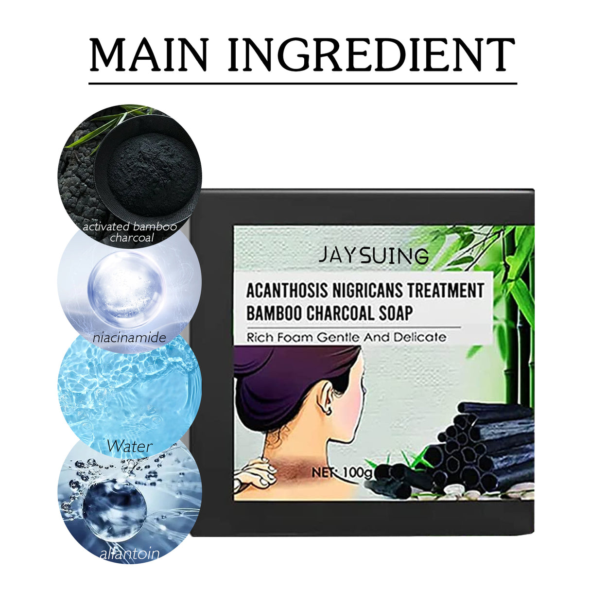 Underarm Whitening Soap, Clean And Repair Dark Skin Acanthosis Nigricans Moisturizing Whitening Beauty Soap - V.I.P Digital Presence