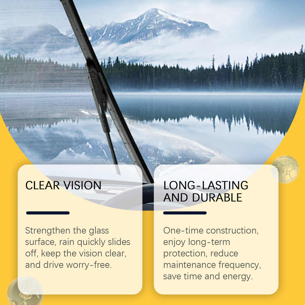 Windshield Cleaner Car Windshield Cleaner Window Decontamination Rain-Proof Cleaner - V.I.P Digital Presence