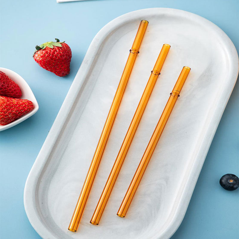 Eco-Friendly High Borosilicate Glass Straw Durable Heat-Resistant Starbucks Kids Straw 27cm Customized - V.I.P Digital Presence