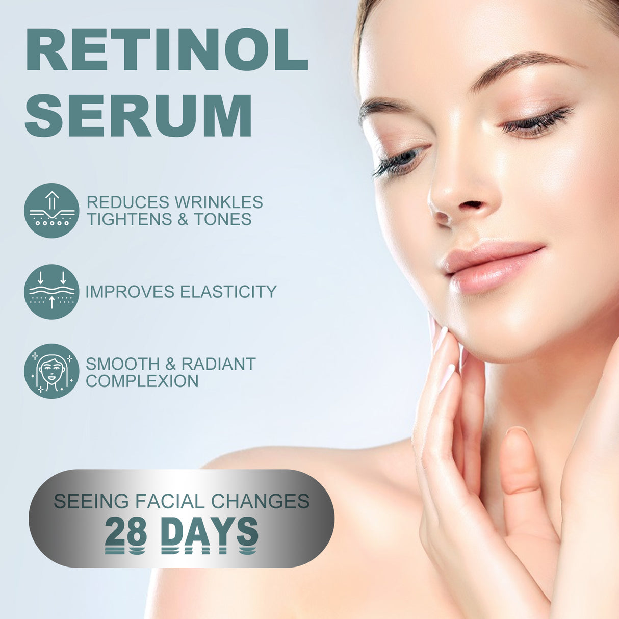 Retinol Serum, Lightening Spots And Fine Lines, Repairing Dull Skin, Brightening, Whitening And Anti-Aging Serum