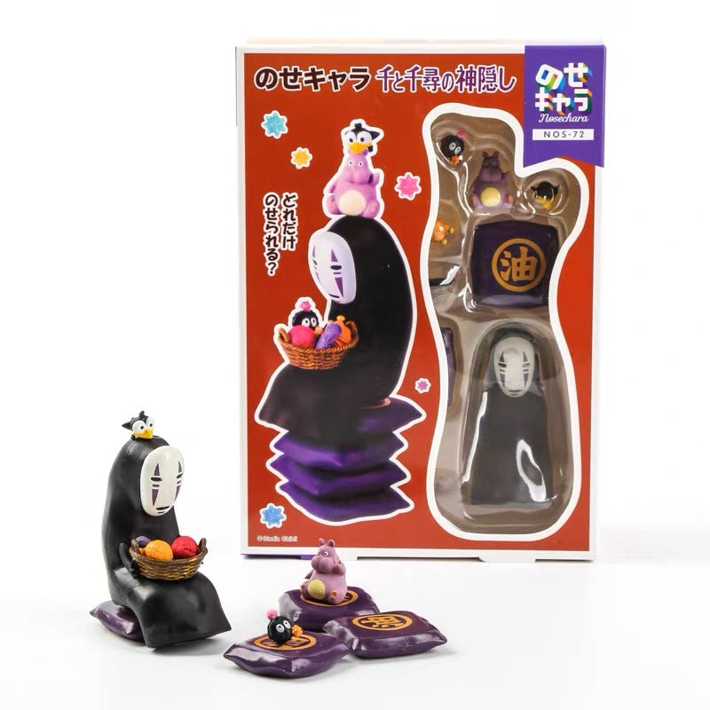 Anime Hayao Miyazaki, Totoro, Black Cat, Faceless Doll, Stacked Music Doll, Handmade DIY Toy, Small Ornament - V.I.P Digital Presence