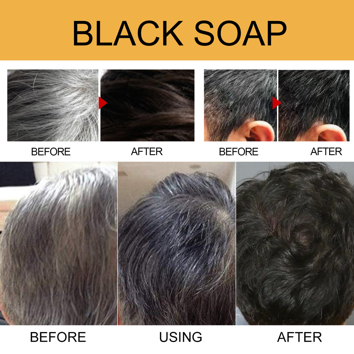 Black Soap, Black Dense Hair Care Clean Scalp Supple And Strong Shampoo Soap - V.I.P Digital Presence