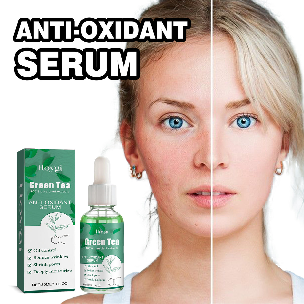 Green Tea Moisturizing Toner, Skin Tender Shine Clean Blain Mark Clear Water Not Greasy Toner - V.I.P Digital Presence