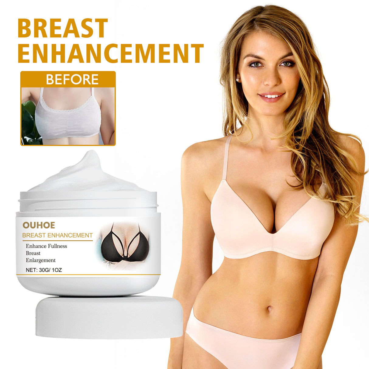 Breast Enhancement, Postpartum Breast Relaxation Firming And Lifting Firm Plump Breast Care Massage Cream - V.I.P Digital Presence