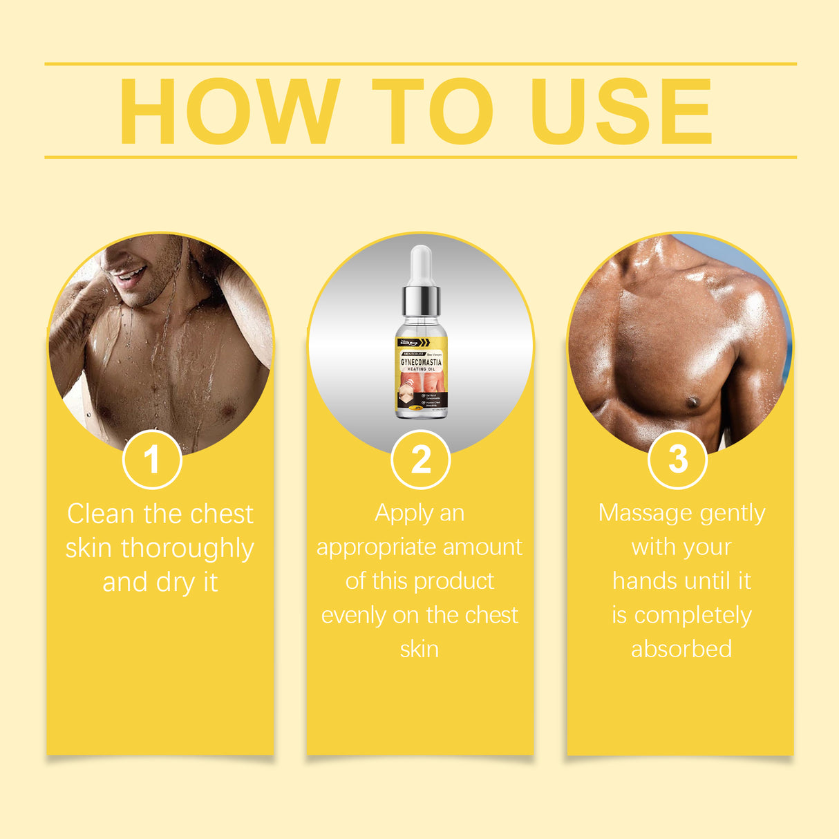 South Month Men's Chest Care Essential Oil, Chest Firming And Lifting Nourishing Skin Elasticity Care Oil - V.I.P Digital Presence