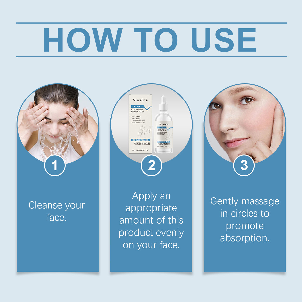 Exfoliating And Soothing Essence Delicate Skin Essence For Soft, Smooth And Radiant Natural Radiance