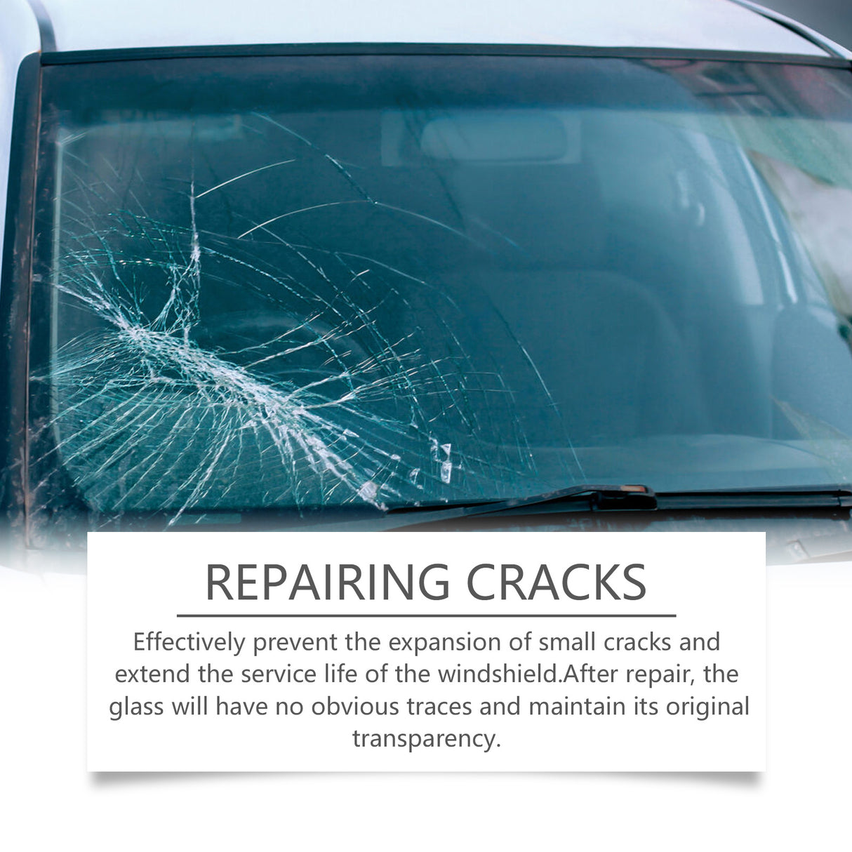 Car Windshield Repair Fluid Set, Car Front Windshield Repair Cracks Clear Vision - V.I.P Digital Presence