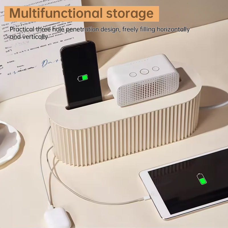 Cable management organizer box, an accessory for power strips and home - office power cables - V.I.P Digital Presence