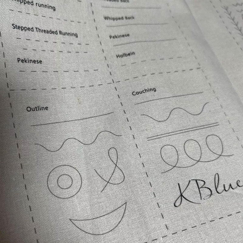 DIY Imitation Linen Sewing Book with Embroidery. Personalize, Improve Skills. Portable - V.I.P Digital Presence