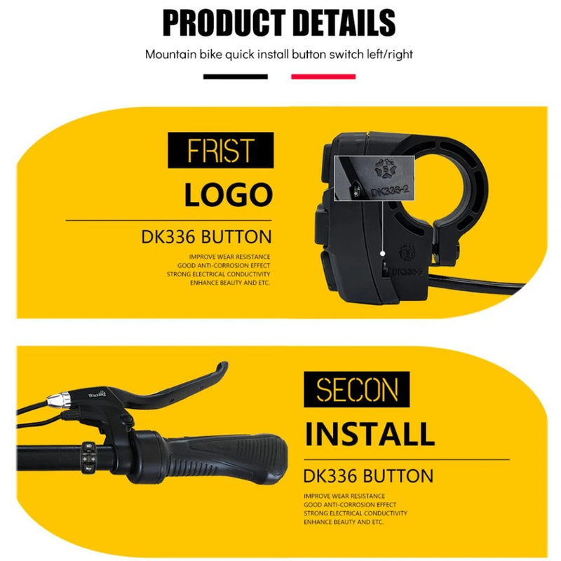 48V/36V 1.5 m Electric Bike Scooter Light Switch for Motorcycle Button Turn Signal Light For Motorcycle Electric Bike Scooter - V.I.P Digital Presence