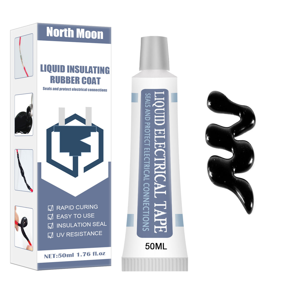 Liquid Insulating Tape Instead Of Heat-Receiving Tube Circuit Board Waterproof Bonding Flame Retardant High Temperature Resistant Battery Sealant - V.I.P Digital Presence