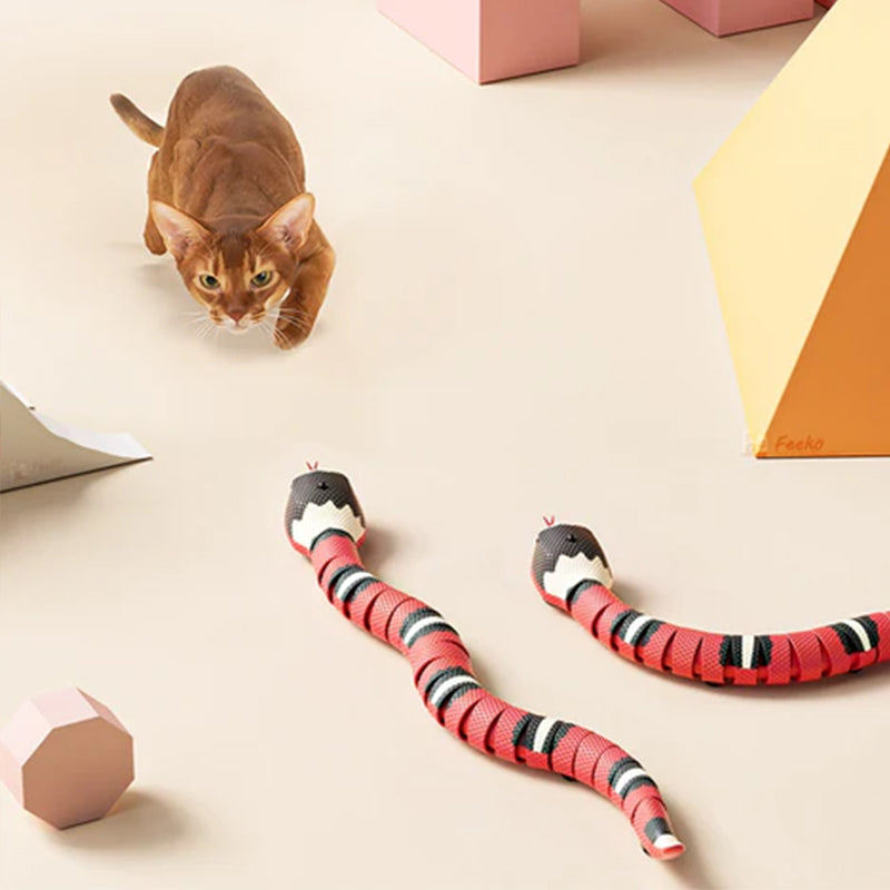 USB Rechargeable Interactive Cat Toy with Smart Sensing, an Automatic Electronic Snake for Kittens' Indoor Play. - V.I.P Digital Presence