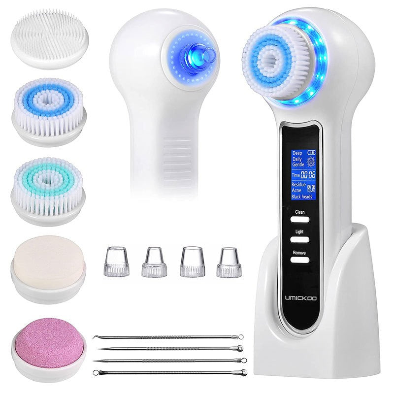 3 In 1 Electric Facial Cleaner Sonic Vibration Facial Brush Machine Waterproof Facial Cleansing Brush - V.I.P Digital Presence