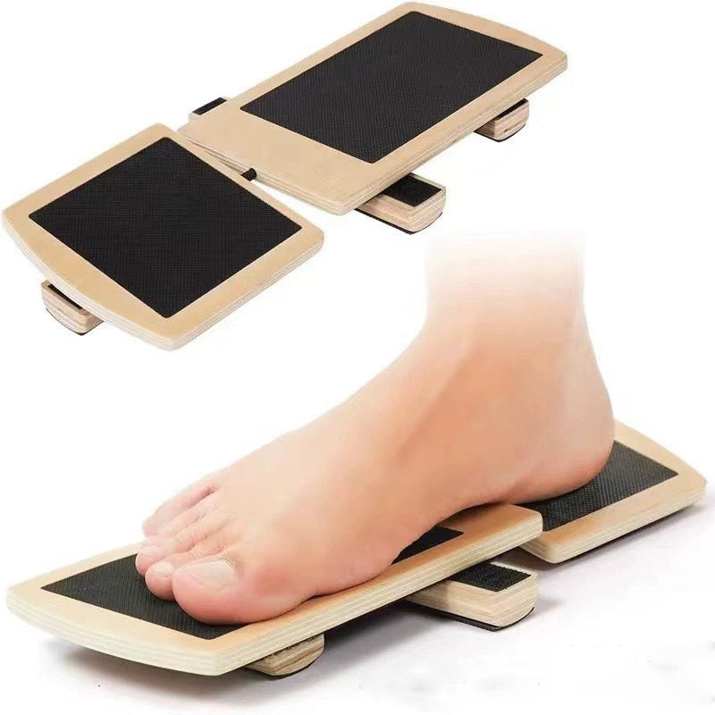 Solid Wood Incline Stretcher Wooden Posture Corrector Calf Foot Stretching Board Straight Leg Standing Stretching Board - V.I.P Digital Presence