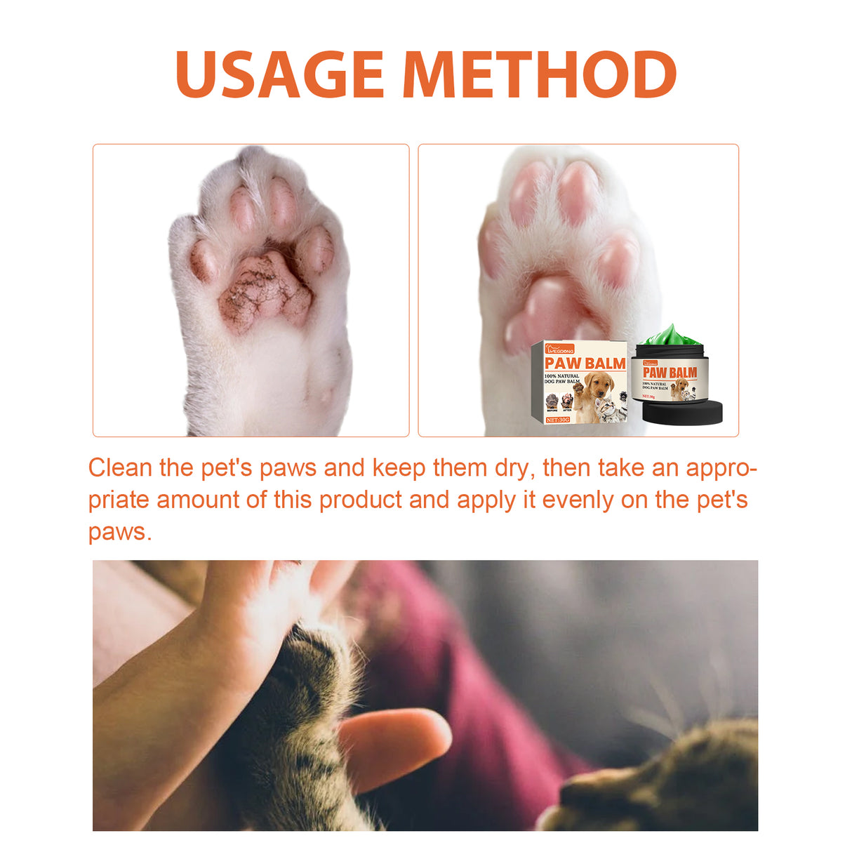 Pet Paw Care Cream, Moisturizing And Anti-Dry Crack Cat And Dog Foot Care Pad Paw Care Cream - V.I.P Digital Presence