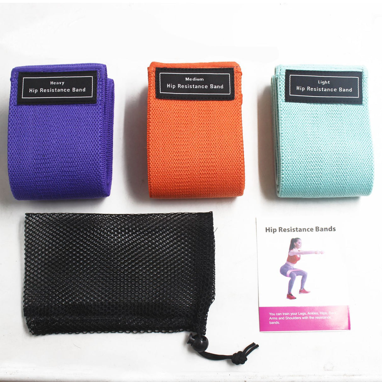 Body shaping squat hip circle yoga fitness tension belt resistance belt stretch belt - V.I.P Digital Presence