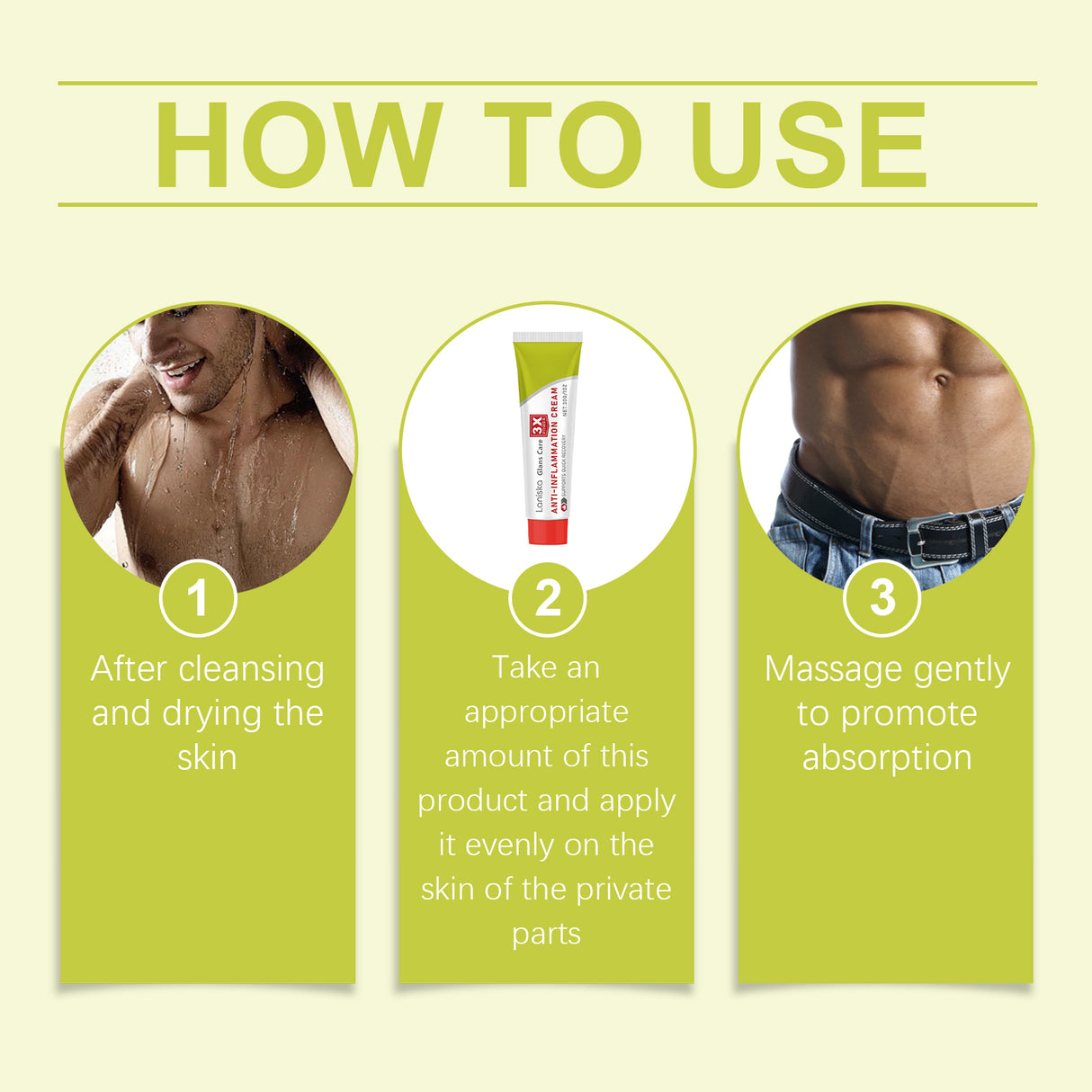 Men's Care Cream Men's Daily Maintenance Relief Discomfort Moisturizing Moisturizing Skin Repair Cream - V.I.P Digital Presence