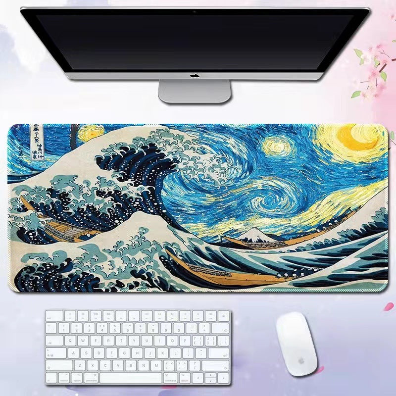Wave mouse pad advertising game keyboard pad desk pad - V.I.P Digital Presence