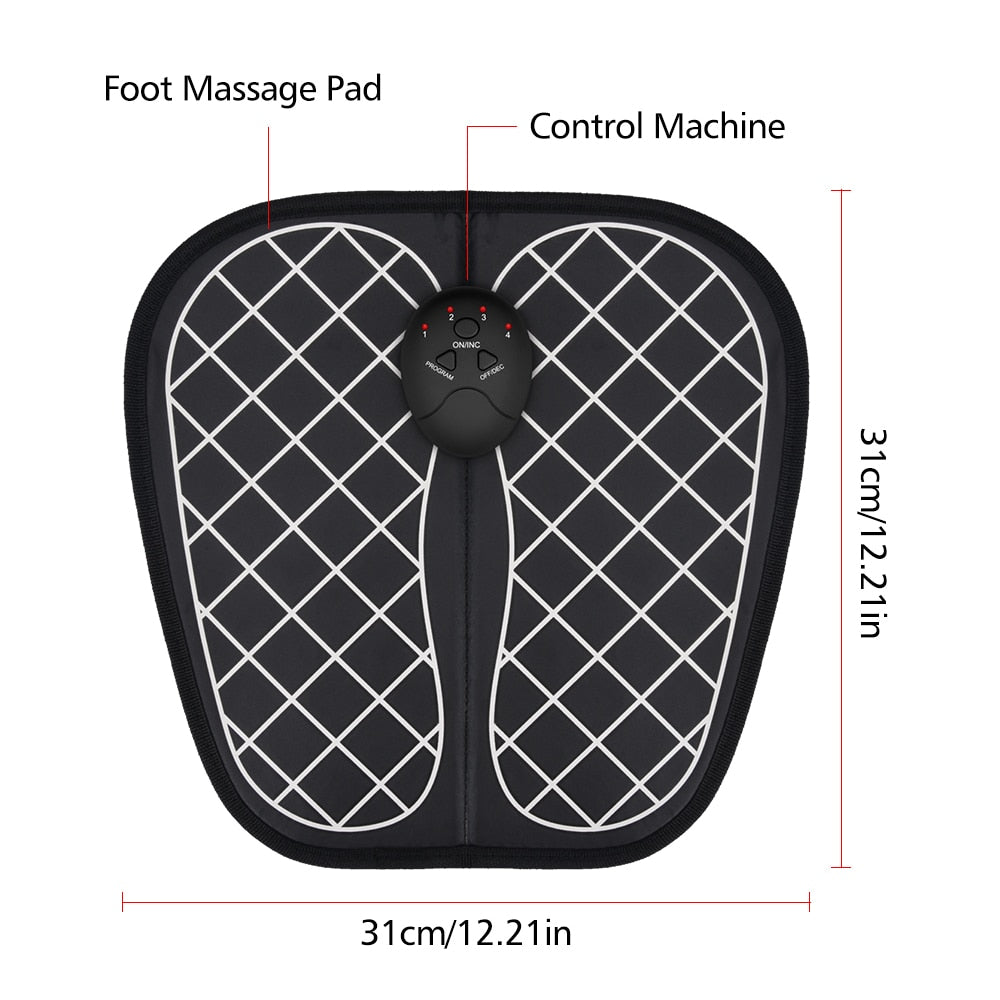 Electric EMS Foot Massager Foot Muscle Stimulator Massager Wireless Low Frequency Feet Physiotherapy ABS Stimulator Massage Mat - V.I.P Digital Presence