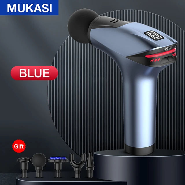 Icy Cold Compress Massage Gun Electric Percussion Pistol Massager For Body Neck Back Sport Deep Tissue Muscle Relaxation - V.I.P Digital Presence