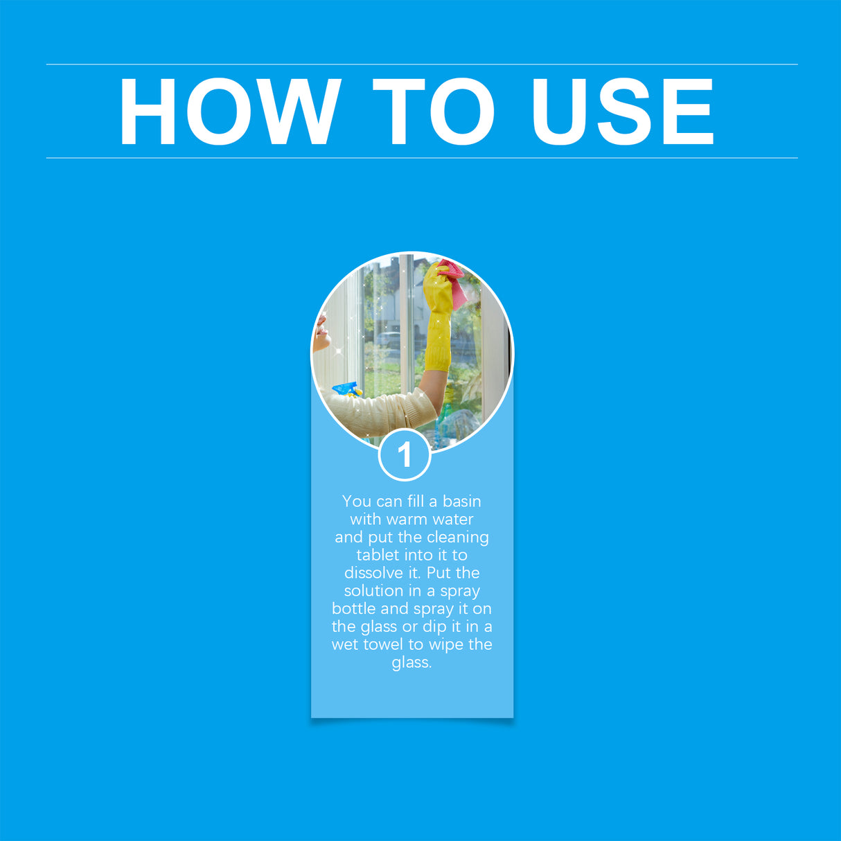 Glass Cleaning Effervescent Sheet, Door And Window Glass Scale Dust Stubborn Stains Clean Mirror Transparent - V.I.P Digital Presence