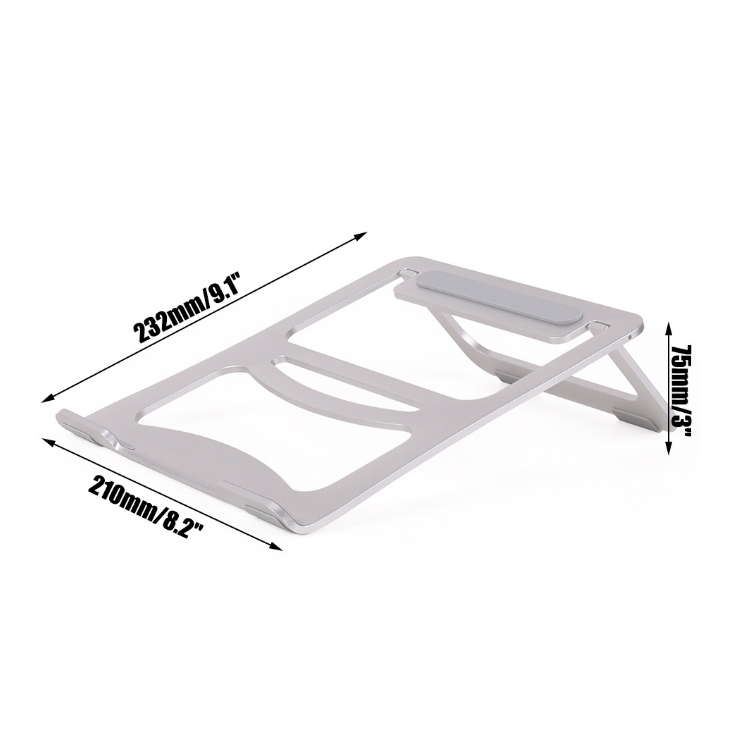 Laptop Stand Cooling Base Foldable Notebook Office Desk Cooler Holder Bracket Portable Tablet Aluminum Alloy - V.I.P Digital Presence