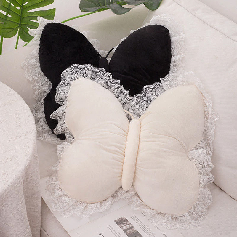 Butterfly Princess Pillow - Office, Living Room, Bedroom (with Bow). Sofa/Car Cushion, New Home Decor - V.I.P Digital Presence