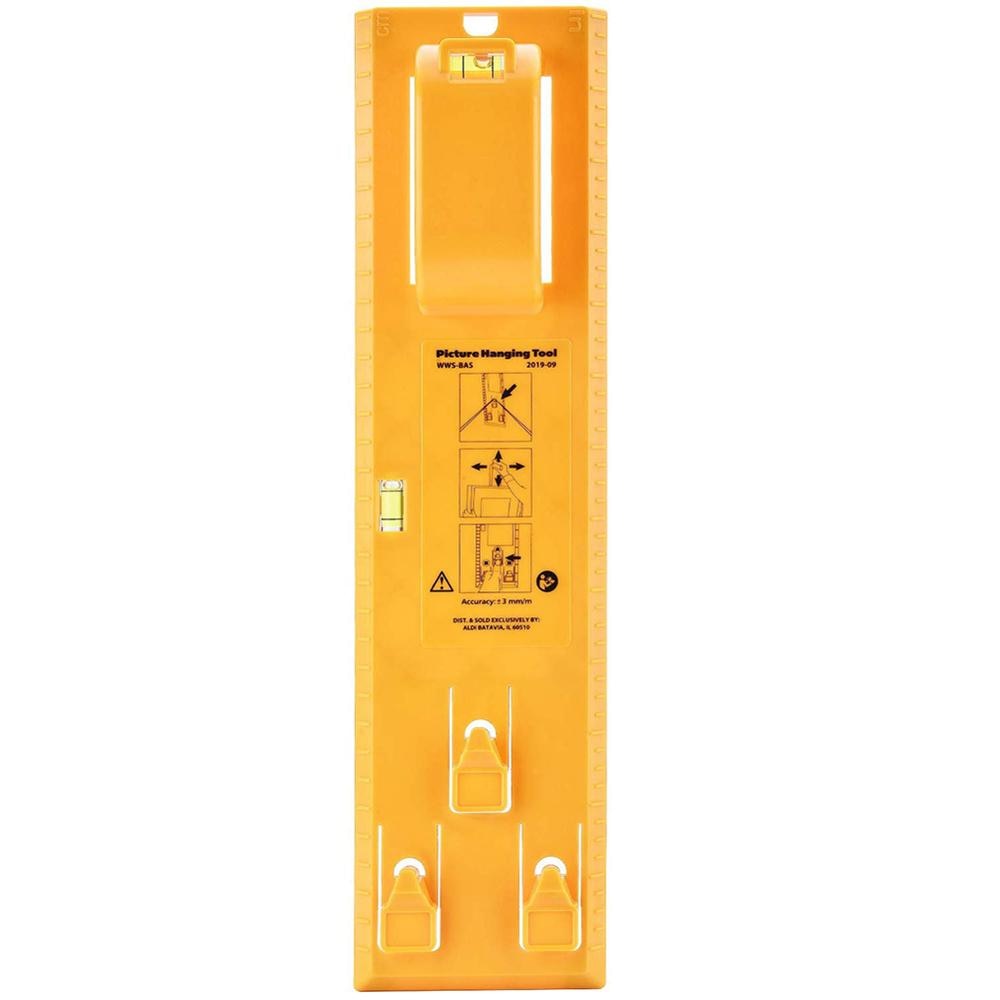 New DIY Photo Frame Level Ruler Picture Frame Hanger Hooks Easy Wall Hanging Tools Photo Hang Levels Ruler Multi-Tool Dropshippe