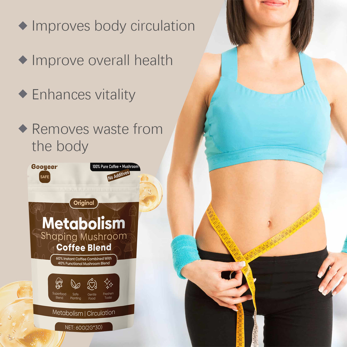 Metabolism Shaping Mushroom Coffee Blend - V.I.P Digital Presence