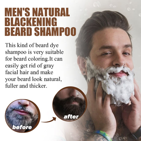 Shampoo Men's Hair Cleansing Moisturizing Massage Treatment Smoothing Dark Hair Shampoo - V.I.P Digital Presence