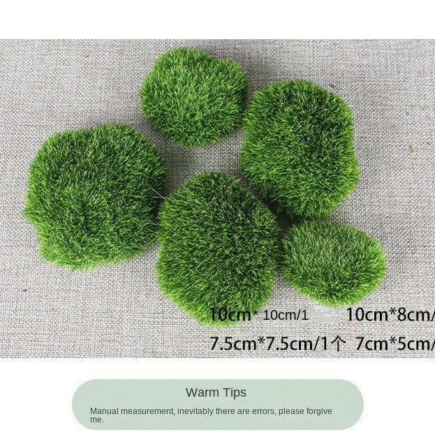 Mossy Stone Artificial Green Stone Mossy Rock Flower Arrangement Material - V.I.P Digital Presence