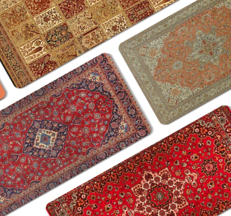 Large Persian Mouse Pad Office Carpet MousePad Natural Rubber Lockedge Anti Slip Desk Mat Laptop Office Game Accessories Pad - V.I.P Digital Presence